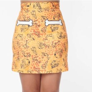 Unique Vintage The Flintstones Graphic Mini Skirt